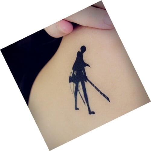 Attack on Titan Shingeki no Kyojin Levi Ackerman cosplay tatoo Sticker XR066