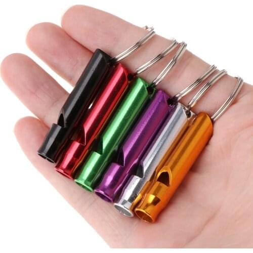 Pet Training Whistle Dogs Puppy Sound Portable Flute Aluminum Alloy Random Color