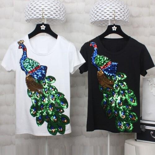 Женские футболки с пайетками Urumbassa China At AliExpress