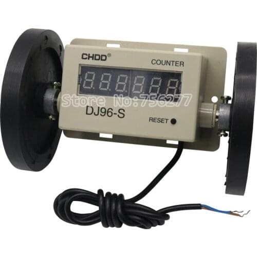 DJ96-S Wheel Rolling Meter counter Length measure Electronic digital counter 12V/24V/220V replace Z96-F Z94-F JM316 Z96-S