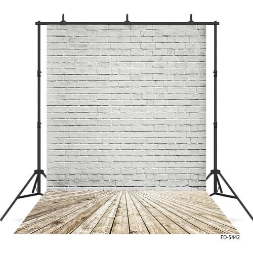 Brick Wall Wooden Texure Plank Photo Background Baby Children Portrait Pets Vinyl Cloth Backdrops Photophone Photography Props