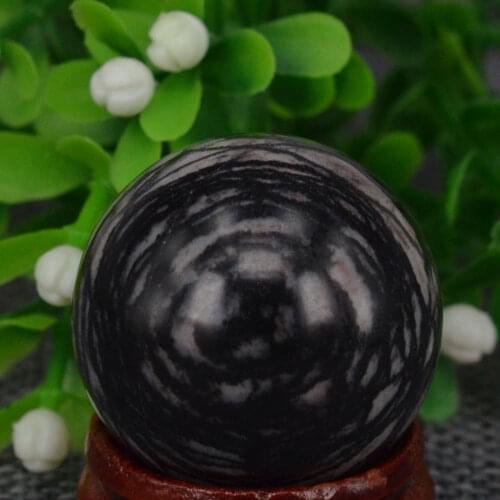 1.2")30MM Natural Gemstone Chinese Picasso Jasper Sphere Crystal Globe Ball Chakra Healing Reiki Stone Carving Crafts,Minerals