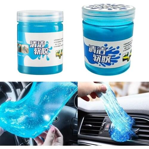 160g Auto Car Cleaning Pad Glue Air Outlet Powder Cleaner Car Dust Remover Gel Home Computer Keyboard Clean Tool Car Cleaning