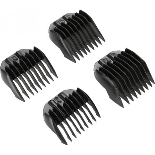 4Pcs Universal Limit Comb Hair Cut Trimmer Clipper Attachment Guide Barber Styling Tools For Electric Hair Clipper Shaving Sets