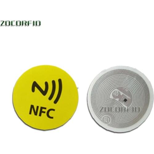 6pcs/lot NFC Tags Stickers NTAG NFC tags RFID adhesive label sticker Universal Lable Ntag213 RFID Tag for all NFC Phones