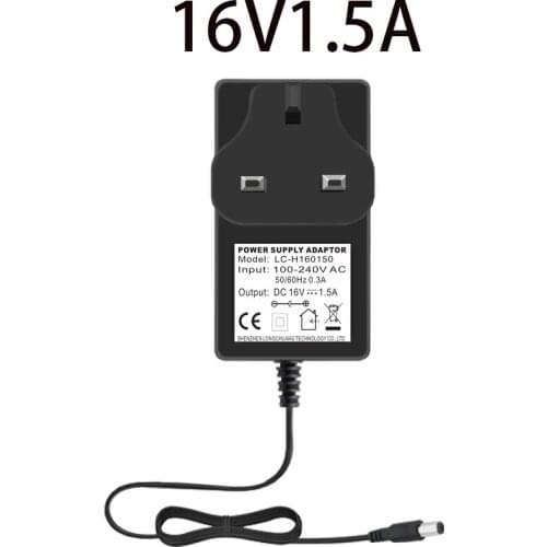 16V 1.5A Power Adapter Converter Charger 5.5*2.5mm Power Supply US/EU/UK Plug for Multimedia Speaker System Fast Shipping