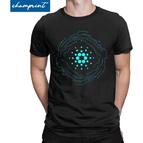 ADA Coin T Shirts Cryptocurrency Trade Cardano T-Shirt Men Women Hodl Crypto Coin Blockchain Vintage Tee Shirt Printed Clothing