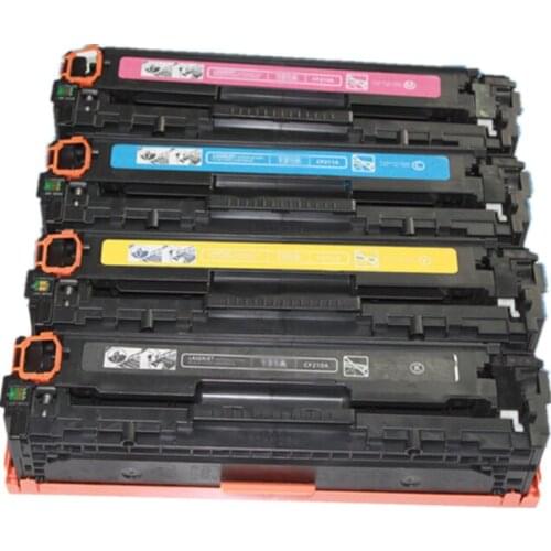 131A Compatible HP 210A 2400 Pages High Yield Toner Cartridge CF210A CF211A CF212A CF213A for HP LaserJet Pro 200 color M251nw