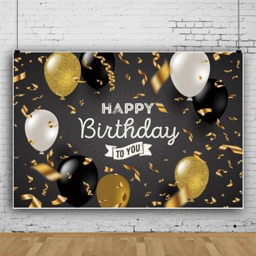 Colorful Balloon Ribbon Glitter Baby Shower Backdrops Photos Background Decorations for Kids Birthday Party Photography Props