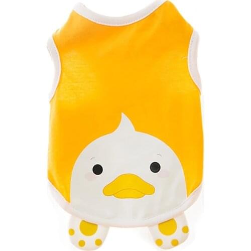 Sweet Pet Cat carton Vest Shirt summer Cat Clothes Costume for Cats Kitten Shirts Kedi Clothing Pets Cat Outfit t-shirt Pug