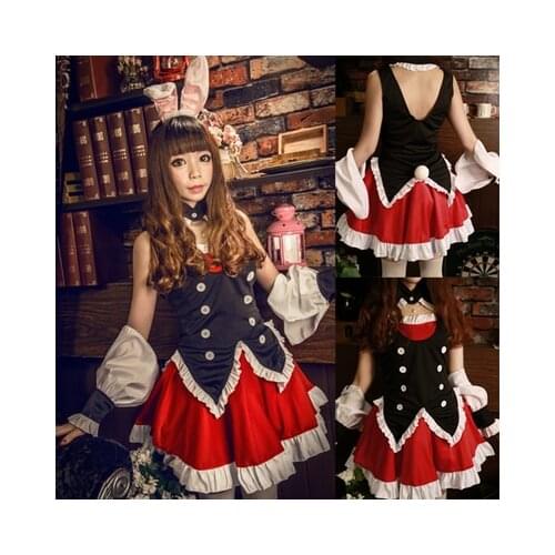 Mondaiji-tachi ga Isekai Kara Kuru Soudesuyo? Kuro Usagi /Mondaiji Cosplay Costume Bunny Maid COS Cloth Halloween Rabbit Costume