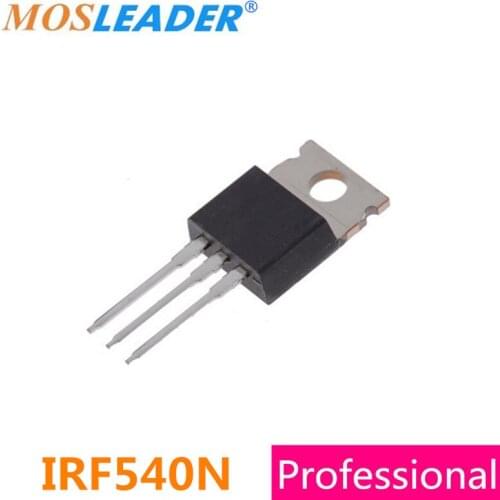 Mosleader DIP IRF540N TO220 100PCS TO220-3 IRF540 Made in China Original N-Channel 33A 100V High quality