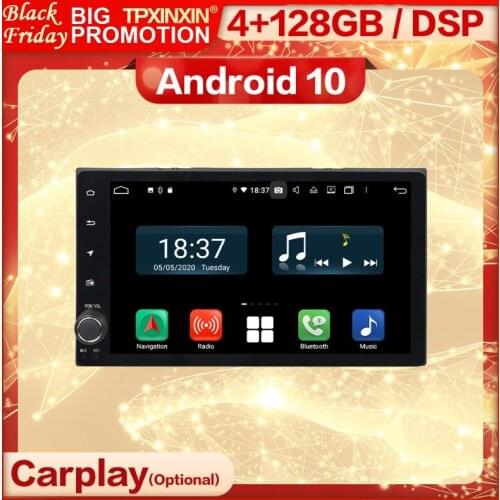 Carplay 2 Din Android Screen Multimedia Stereo Receiver For Toyota Corolla 2019 2020 GPS Navi Radio Audio Video Player Head Unit