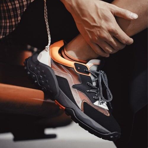 Maden Mens Portable Breathable Running Sports Shoes Light Mesh Sneakers Comfortable Walking Jogging Casual Fashion Shoes Male