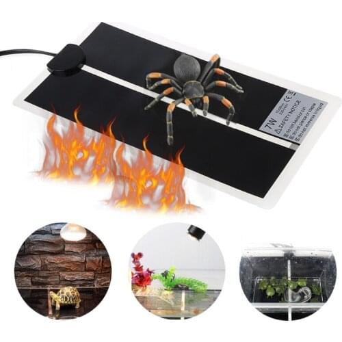 Adjustable Temperature Pet Heating Warmer Amphibians Bed Mat 220-240V EU Plug 4XFA