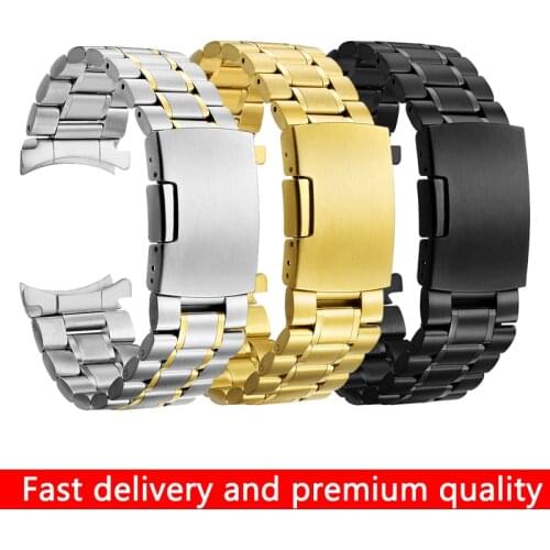 22mm Stainless Steel Strap for Samsung Galaxy 46 Gear S3 Classic Frontier Watch Band Wrist 20mm Bracelet Silver Quick Release