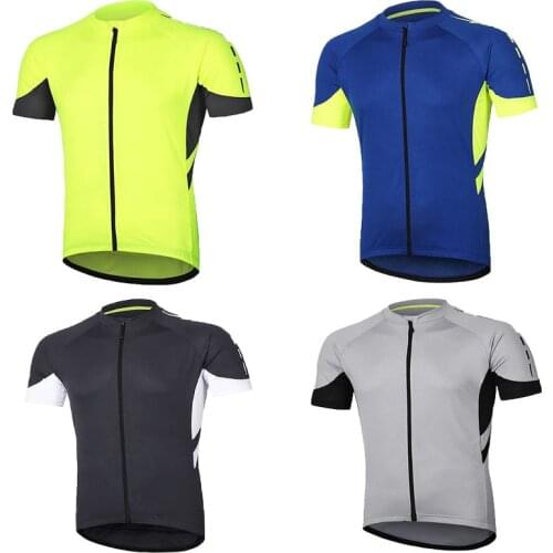 Rjyc Cycling Jersey MTB Jersey 2021 Bicycle Team Cycling Shirts Males' Short Sleeve Bike Wear Summer Premium Bicycle Clothing