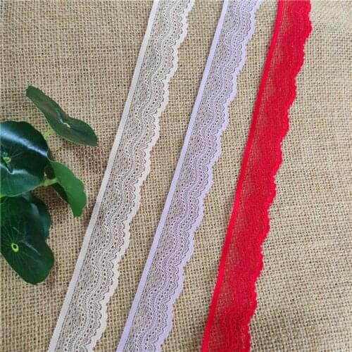 S2184 wide 3cm elastic lace decoration DIY handmade material color woven garment accessories