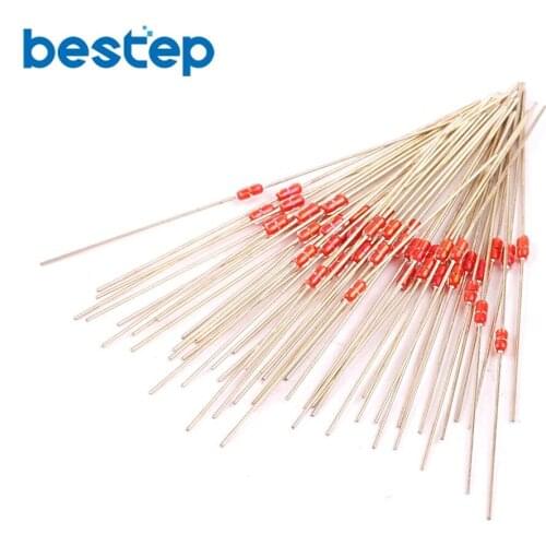 20PCS NTC Thermistor MF58-50K 50K Glass Sealed