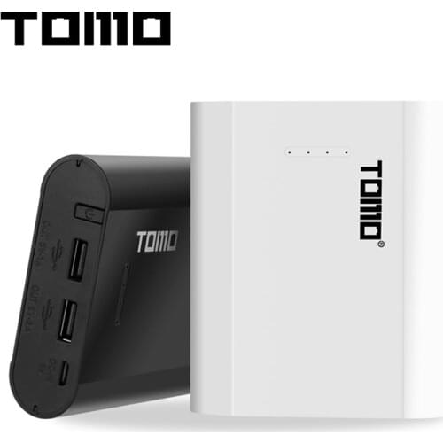 TOMO 18650mA USB Li-ion Intelligent Battery Charger Smart DIY Mobile Power Bank Case Dual Outputs for Smartphone / Tablet