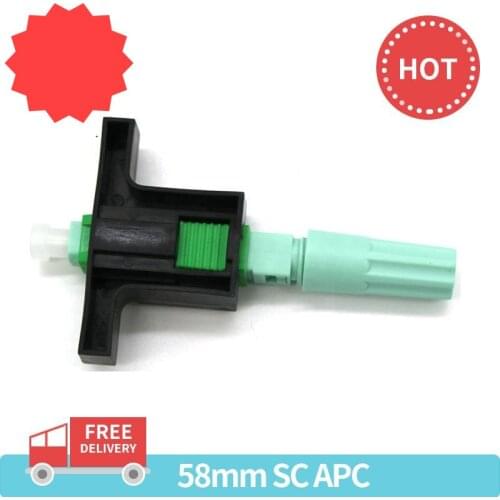 High Quality 58MM SC APC SM Single-Mode Optical Connector FTTH Tool Cold Connector Tool Fiber Optic Fast Connnector