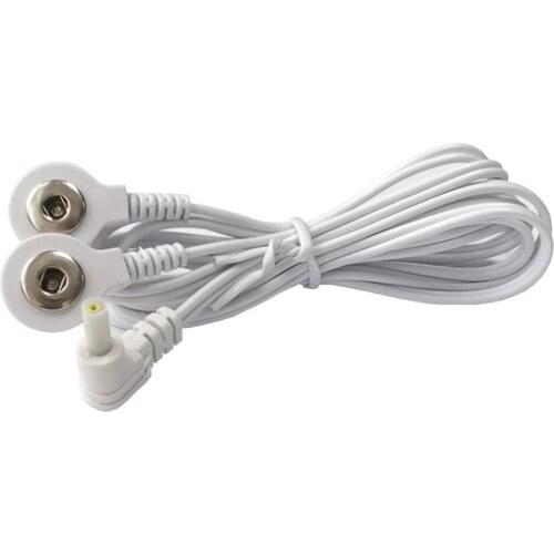 2 Sets of DDS Meridian Physiotherapy Massage Instrument Accessories 1 Drag 2 Safety Button Electrode Wire