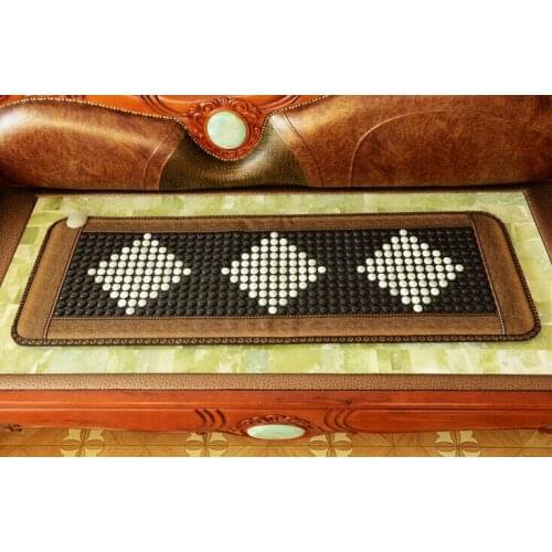 2020 free shipping Healthy&Comfortable Thermal Jade Mas sage Seat Cushion Jade Thermal Cushion free gift eye cover 50*150CM