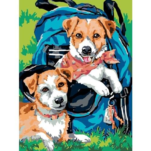 Love.Thanks Animal Diamond Embroidery Pet Dog 5D Diamond Painting Mosaic Cross Stitch Diamond Art Painting Kits