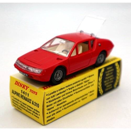 Atlas 1:43 Dinky toys 1411 For ALPINE RENAULT A310 Red Diecast Models Collection Auto Car