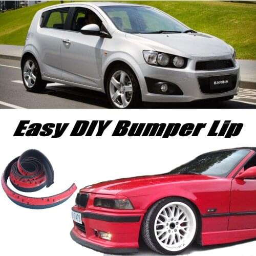 NOVOVISU Bumper Lip Lips For Holden Barina TopGear Shop Spoiler For Car Tuning / Body Kit + Strip