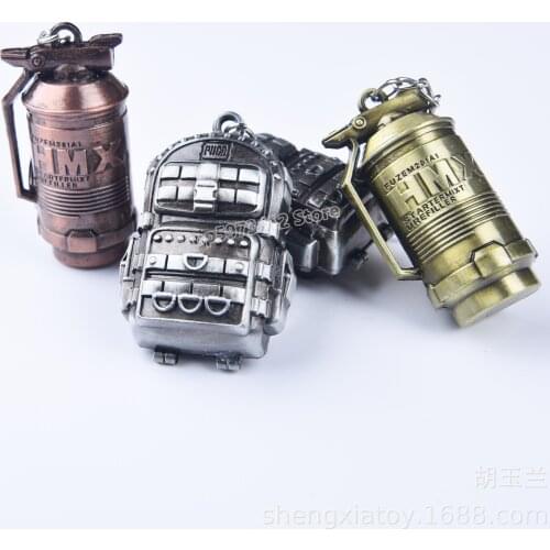 Fortnites Keychain Fortnights Backpack Grenade Battle Royale Skin Keychain Pendant Car Accessories Game Collection Souvenirs