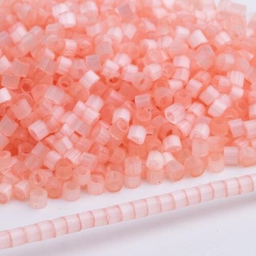 Taidian Miyuki Delica Beads 11/0 Silk matte boho For ткацкий станок Native diy craft bracelet peal 1.6*1.3mm 1g about 200 pics