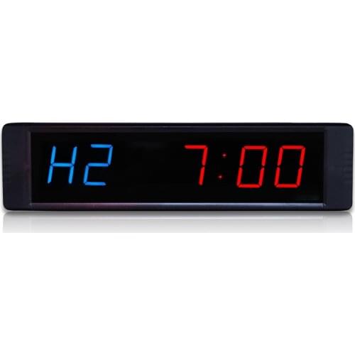 Gym Interval Timer Clock Digital Crossfit Fitness Training Timer 1 Inch Hot-selling Gym Wall Clock Timer Programmable Watch