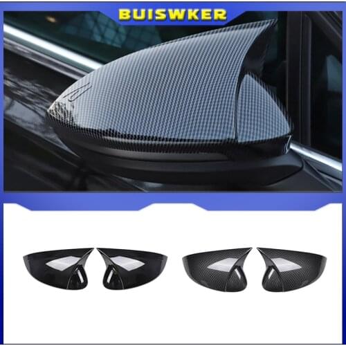For Volkswagen VW Golf 8 MK8 PRO 2021 2022 Carbon Fiber Accessories Car Side Door Rearview Turning Mirror Styling Cover Trim