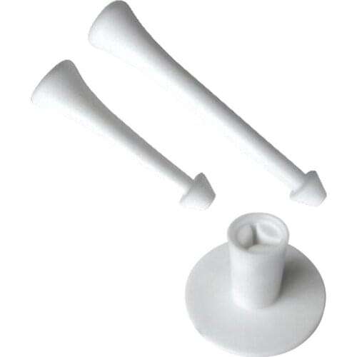 Golf Tees with Tee Holder Durable Golf Mat Training Practice Accessories Plastic Golf Holder Golf Driving Range Practice Tool