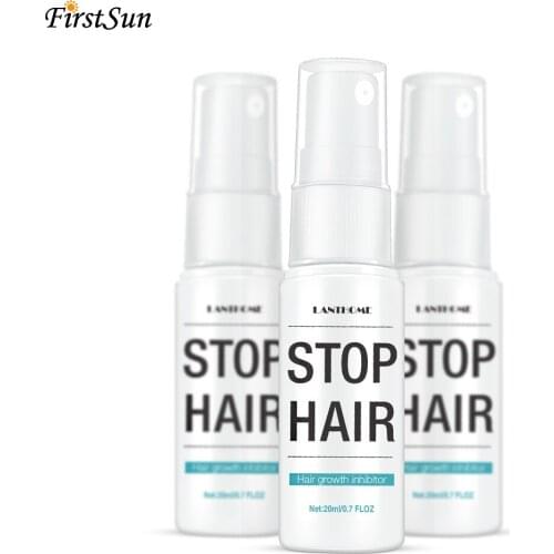 3PCS Hair Growth Inhibitor Depilatory Smooth Body Hair Removal Spray for Women Men Depilator Painless Pubic Facial Hair Remover