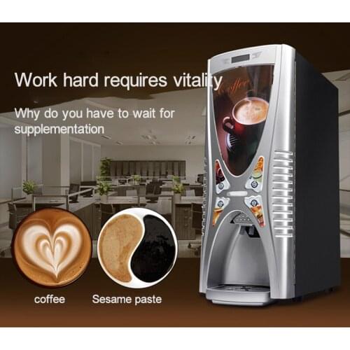 Commercial Coffee Machine Automatic Instant Coffee Machine Beverage Machine Hot Drink Soy Milk Machine 220V 201Dj
