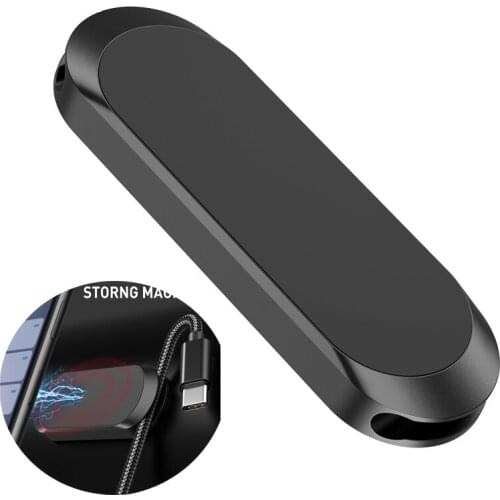 Magnetic Car Holder for Phone Multifuncitonal Tidy Holder Cell Phone Support Stand for Car Air Vent Mount GPS Strip Cable Winder