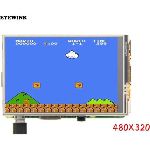 MHS 3.5 inch For Raspberry Pi color TFT LCD screen supports retropie games (no fan)
