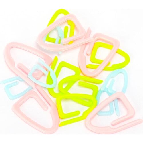 15pcs/set Silicone Stitch Markers For Crochet Hook And Knitting Needles Knitting Holder Needle DIY Weave Tools Sewing Tools