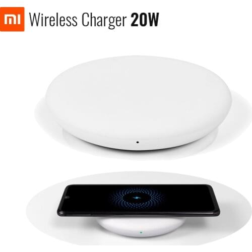 In Stock Original Xiaomi Wireless Charger 20W Max For Mi 9 (20W) MIX 2S / 3 (10W) Qi EPP Compatible Cellphone (5W) Multiple Safe
