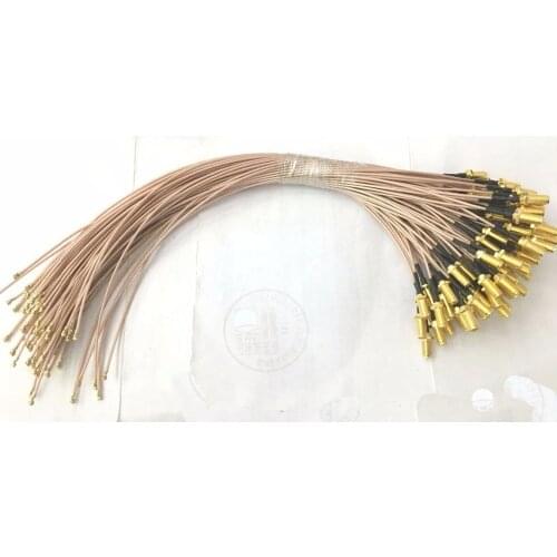 200pcs SMA female Nut Bulkhead TO IPX U.fi RF Cable Adapter Connector RG178 Cable 10cm