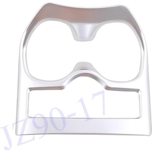 Fit For Nissan Rogue Sport X-Trail T32 4WD 2014 2015 2016 2017 2018 2019 ABS Chrome Interior Water Cup Holder Trim Cover Molding