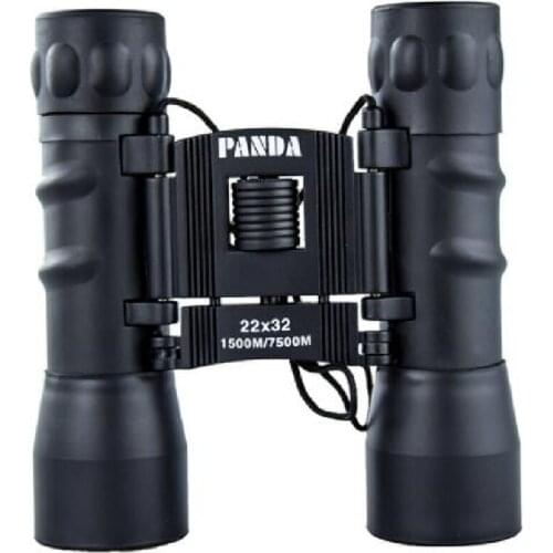 Agnicy Binoculars Full Metal Full Optical Broadband Blue Film 22X32 Black Telescope