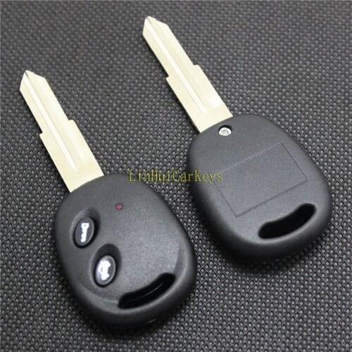 PINECONE for CHEVROLET LOVA SAIL Remote Key 2 Buttons Uncut Brass Blade Blank Key Shell 1 PC