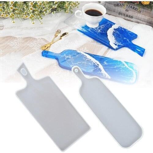 Silicone Coaster Resin Casting Mold Epoxy Fruit Tray Plate Mould Craft Tool