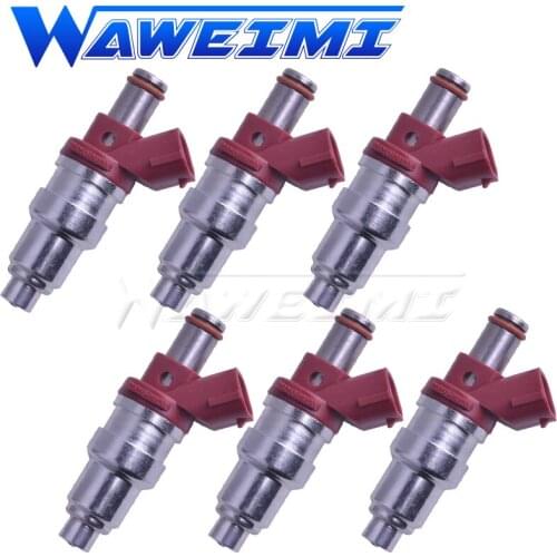 WAWEIMI 6PCS Fuel Injector OE 23250-74130 For CAMRY VISTA 1.8 4SFE SXS11 ST190 Engine New Arrival 2325074130 2320974130