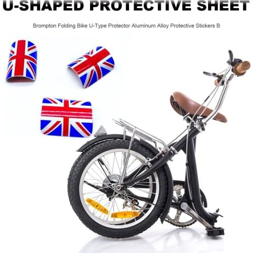 Aluminum Alloy Frame Protector Pad Sticker Guard for Brompton Folding Bike Bike Accessoies Bicycle Parts Bicicleta