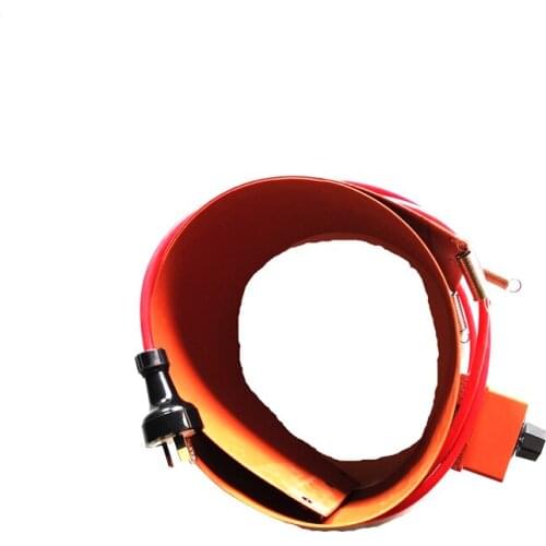 240V 300W 200*1170*1.5mm LP gas tank heater Silicone Rubber Heater dial thermostat on pad 2000mm lead wire with 3 pins plug