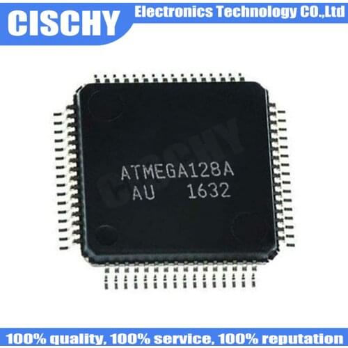 5pcs/lot ATMEGA128A ATMEGA128A-AU ATMEGA128 QFP-64